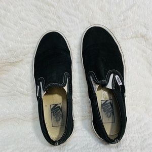 Black Slip On Vans